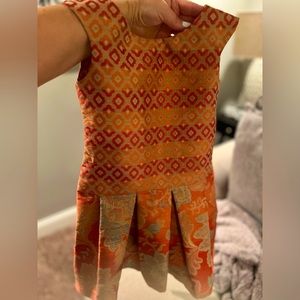 Sweet Kids Boutique Holiday Dress size 6 girls NWT..beautiful fabric!